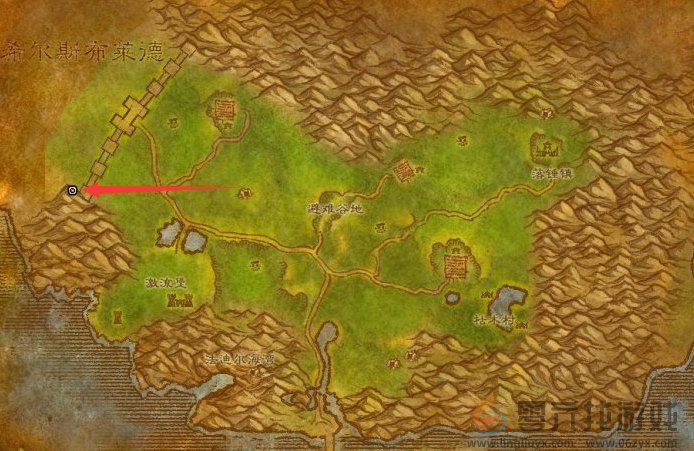 魔兽世界阿拉希高地矿点分布图(图5) 魔兽世界阿拉希高地矿点分布图(图5)