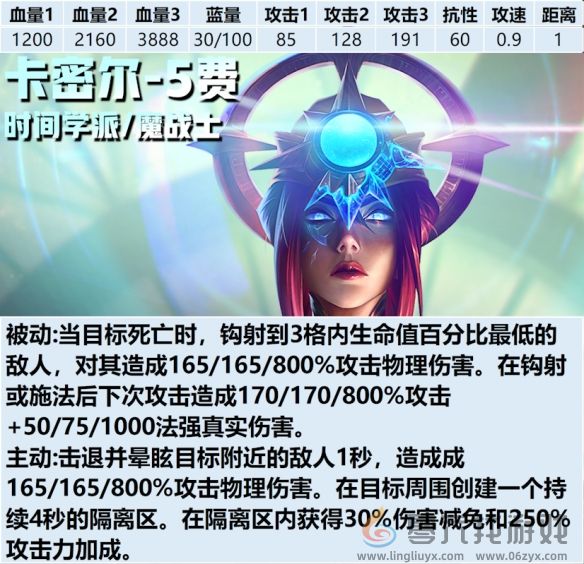 金铲铲之战s12卡密尔弈子介绍(图3) 金铲铲之战s12卡密尔弈子介绍(图3)